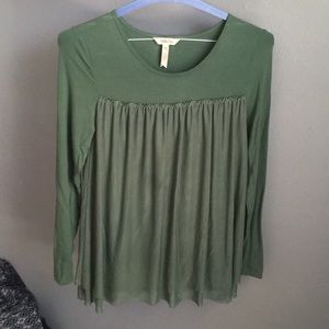Long sleeve green MJ top